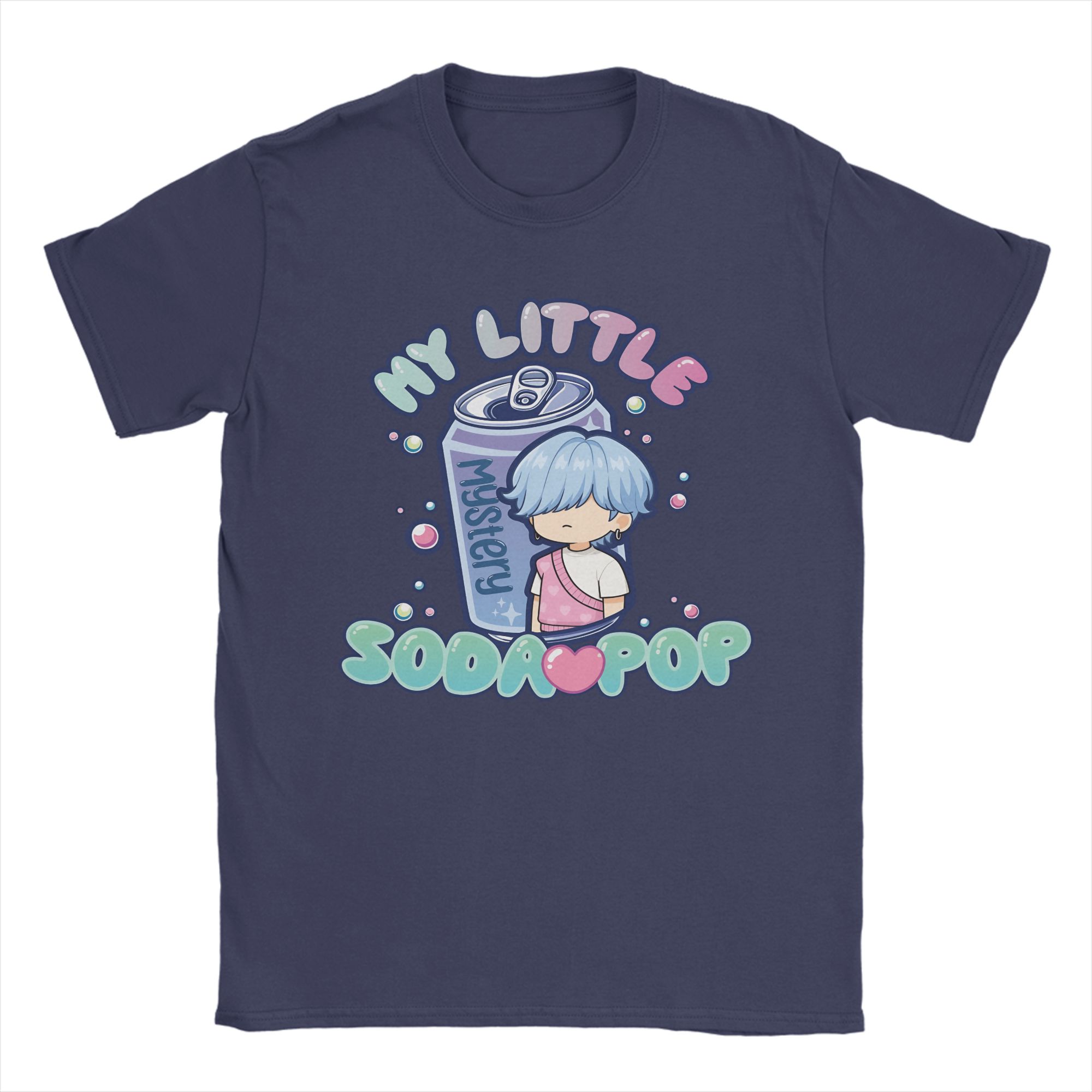 

Mystery s Soda Pop Kpop Demon Hunters T-Shirts Men Novelty Pure Cotton Tee Shirt Crewneck Short Sleeve T Shirt Printing Clothes 4XL