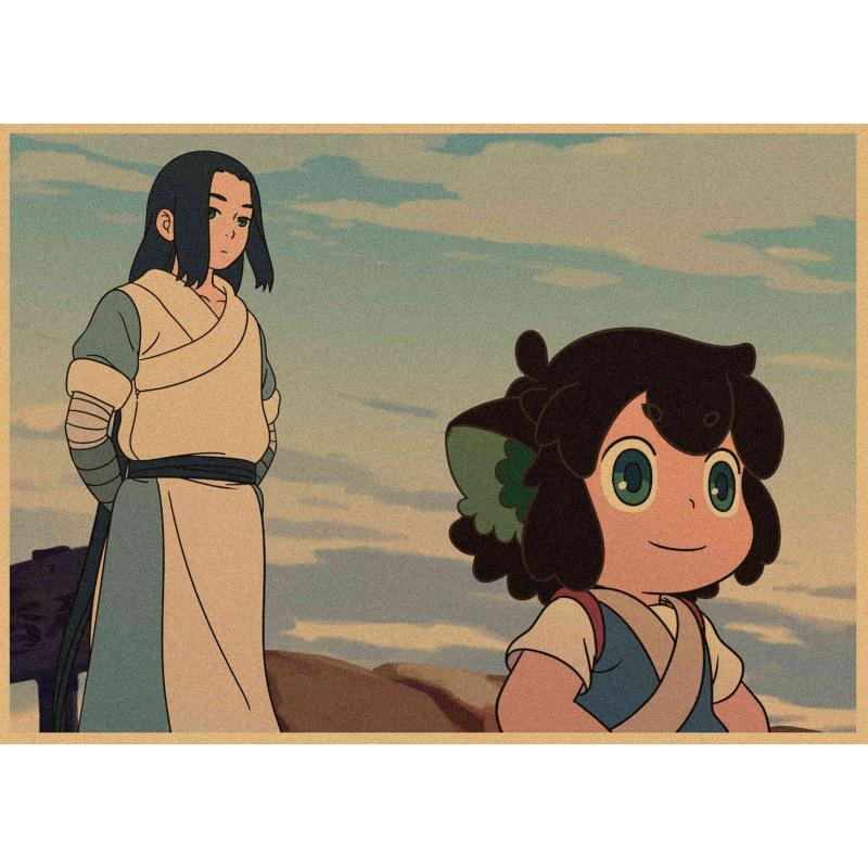 

Luo Xiaohei Anime Retro Poster - Decorative Wall Art for Cafe, Bar, or Restaurant White card paper (non-adhesive) 30*42 cm