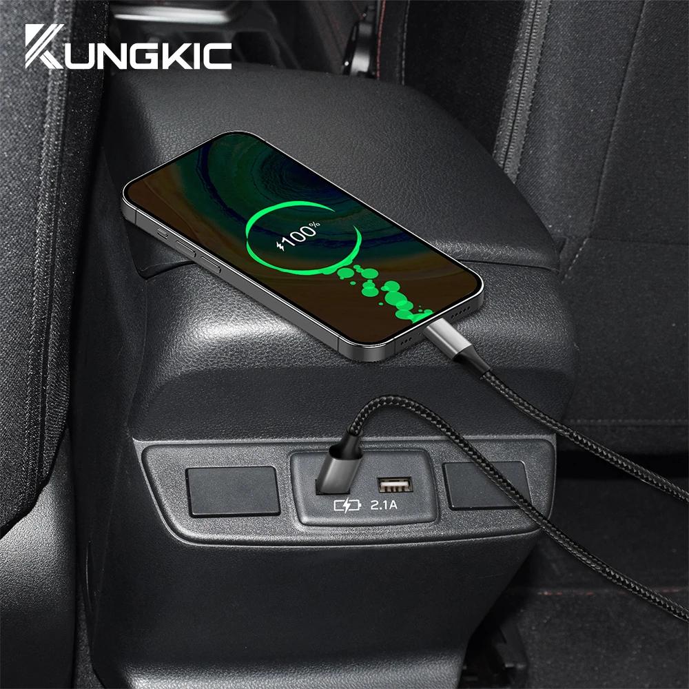 For Subaru WRX 2025 2025 2025 Base Sedan USB Charger 12V 2.1A Power Adapter Socket Mobile Phone Charge RHD LHD With Data Cable