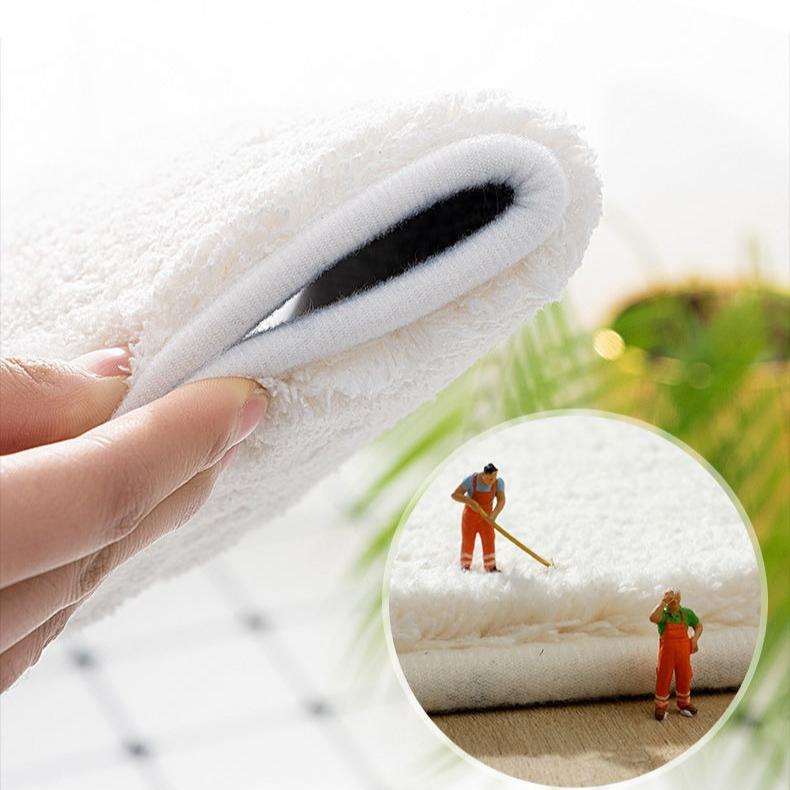 Household Carpet Door Mat Non-slip Foot Mat Bedroom Bedside Blanket Living Room Sofa Coffee Table Bathroom Toilet Floor Mat