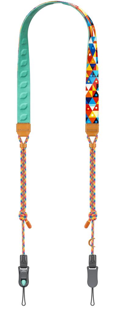 Series Camera Durable and Lightweight Available In 6 Shoulder Neck Compatible with DSLR and Mirrorless Cameras Rainbow [leofoto] L-CS Strap, Design,