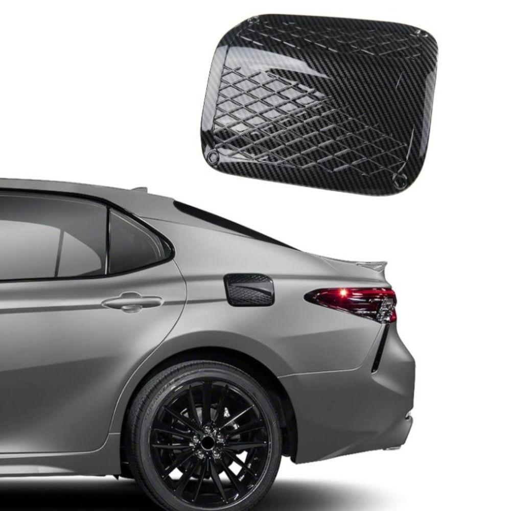 

Отделка крышки топливного бака автомобиля из углеродного волокна/черного ABS-пластика, крышка топливного бака автомобиля, крышка топливного бака, наружное украшение для Toyota