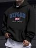 Oxford United Kingdom Letter and Flag Print Men'S Tracksuit Street Loose Hoodie Sport Autumn Sweatshirt Long Sleeved Casual Top