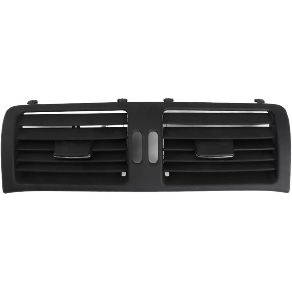Car Front Center Dash Middle Air Conditioner AC Vent Grille Outlet Panel Compatible For Benz W251 R Class R300 R320 R350 R400 R500 (Color : Black)