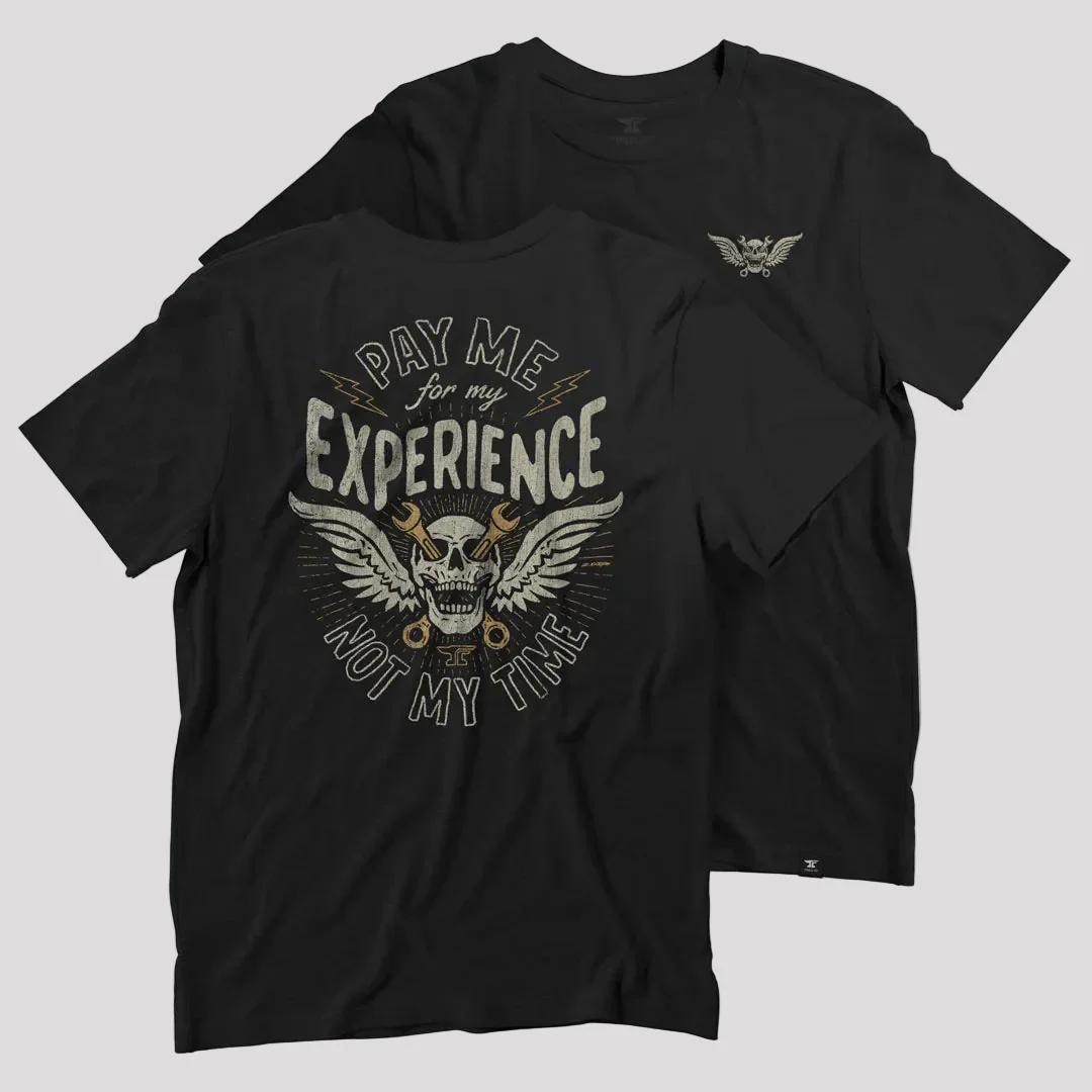 Skull Wings Unisex Cotton TShirt Biker Grunge Style Fitness Muscle Black Short Sleeve S