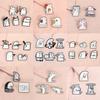 3-30 Stück/Set Lustige Flork Meme Emaille-Anstecker Cartoon-Figuren Fitness Comedy Mädchen Anstecknadeln Revers-Abzeichen Schmuck Geschenke für Freunde