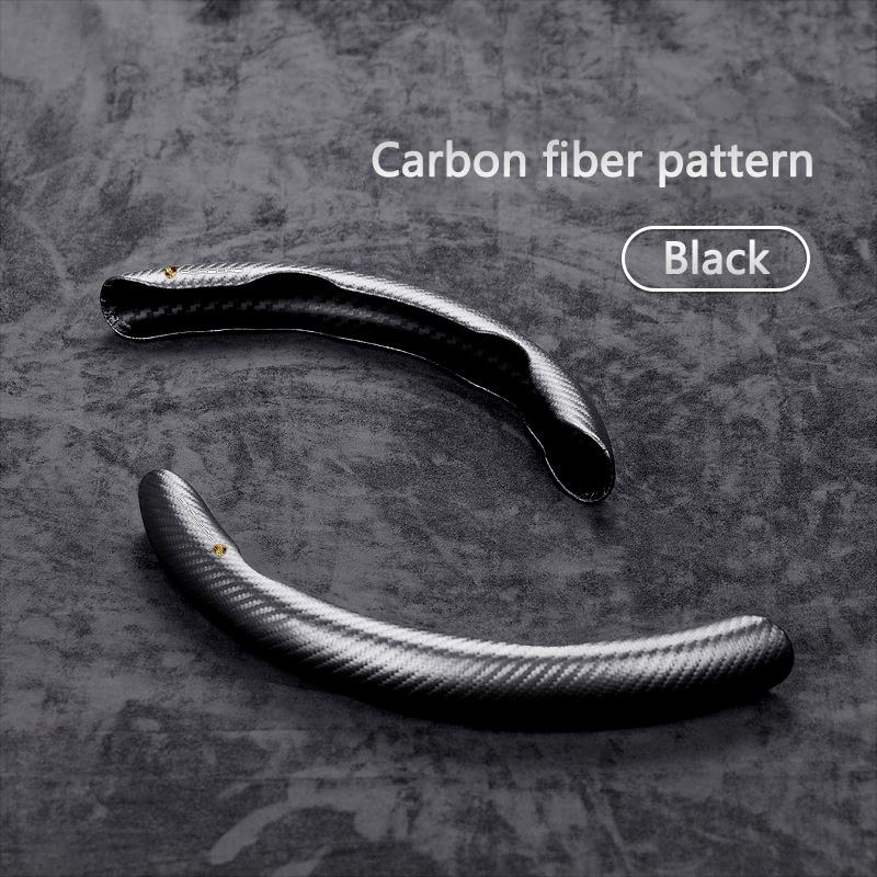 Carbon Fiber Car Steering Wheel Cover Non-slips Decoration For Porsche 911 718 Taycan Panamera Cayenne Macan Cayman Accessories