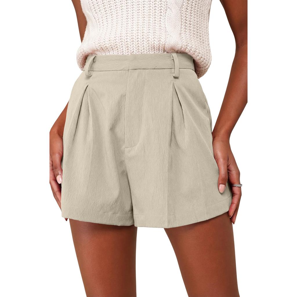 Summer Shorts For Women Casual High Waist Wide Leg Shorts