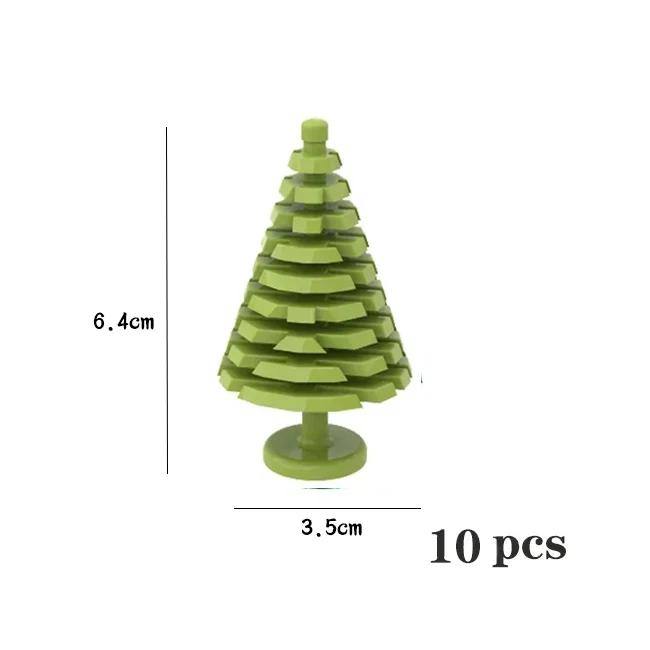 NEW Plants Pine Tree Spruce Rockery Building Blocks City Street View Garden Landscape Brick Compatible 3778 32607 2435 6064 2417