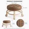 Universal Wheel Sliding Wheel Stool Round Shape Small Stool Multifunctional Stool  Children Use
