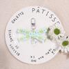 Fashionable Printed Ribbon Keychain Bag Ornament Portable Key Chain Bag Dangler