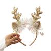 Christmas hair clip headwear, reindeer hair clip, cute women's holiday decoration hair clips for women