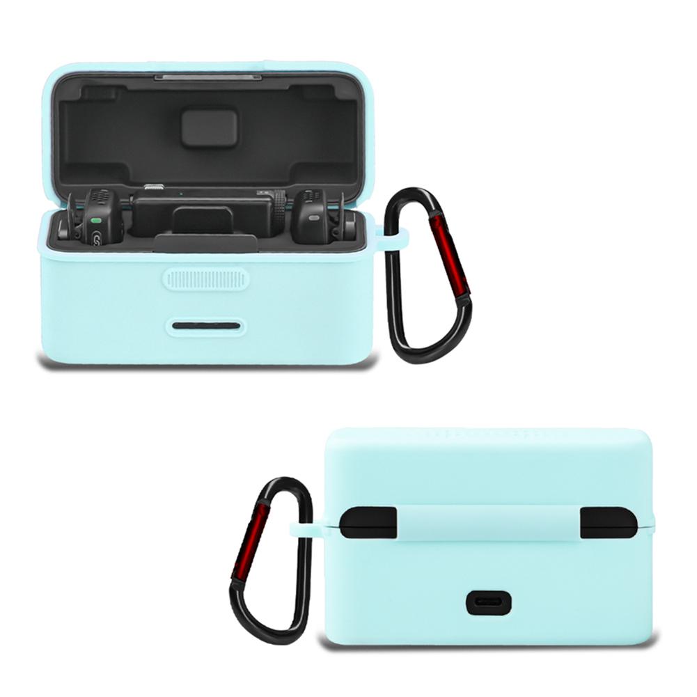 For DJI Mic Mini Charging Box Silicone Protective Case Drop-proof Wireless Microphone Silicone Protector Case Protective Sleeve