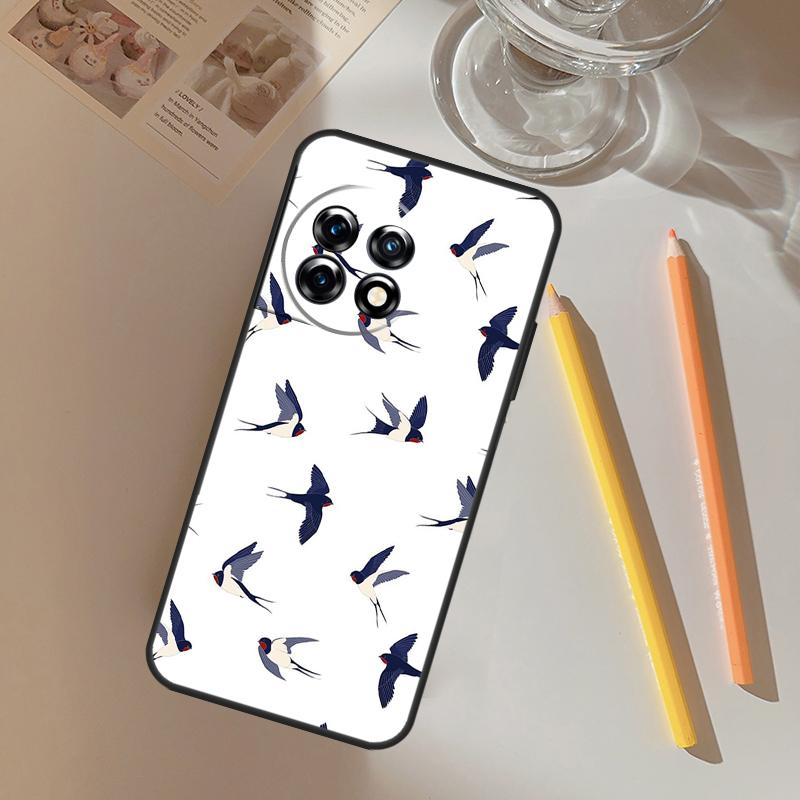 Birds Flock Funda For OnePlus 12 12R 13 R 11 9 10 Pro 8T 9RT 10T OnePlus Nord 4 CE 2 3 Lite N20 N30 Case