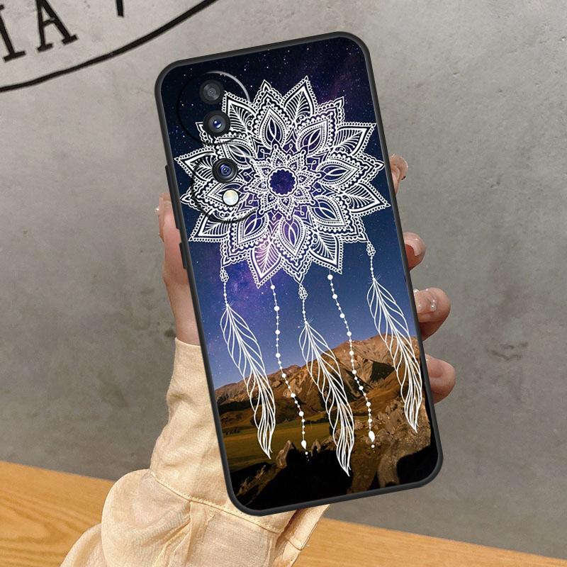 The Dream Catcher Mandala Case For Honor Magic 5 6 7 Lite Cover For Honor 200 Pro 400 50 70 90 X9 X8a X8b X9a X9b X9c