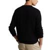 Polo Ralph Lauren FW23 Solid Color Crew Neck Casual Pullover Sweater Men Sweater Black MNPOSWE16821244-001