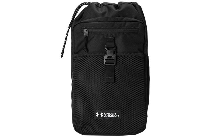 Сумка через плечо Under Armour из полиэстера, обычная, унисекс, черная 1376461-001