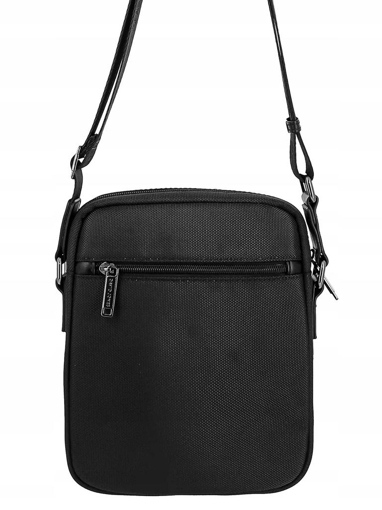 David Jones Men's Messenger Bag Shoulder Bag Black