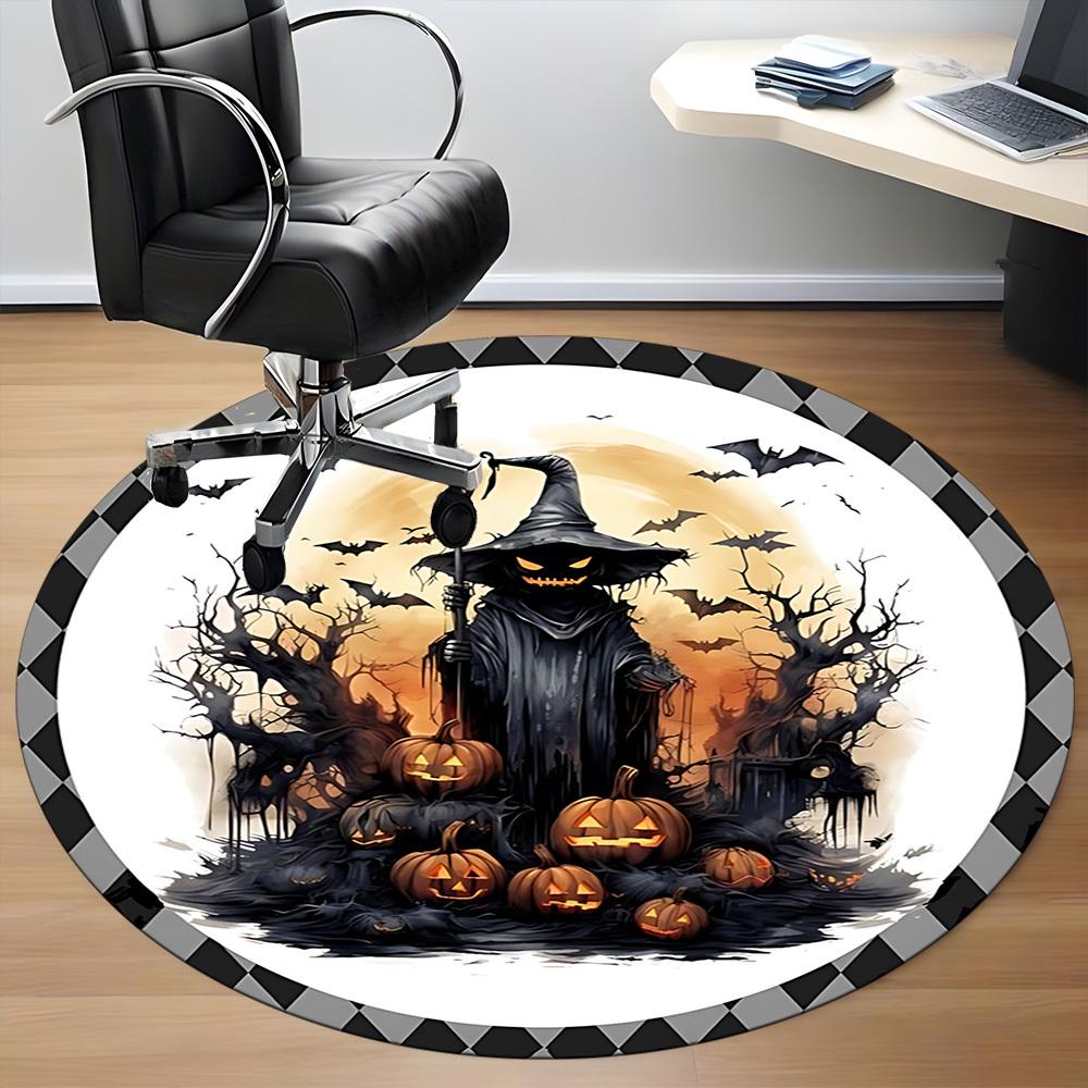 

1pc Halloween Witch Chair Carpet for Office, , Non-slip carpet, Very suitable for offices, farmhouses,Outdoor carpet yy251120087 80cm by 80cm