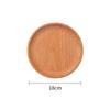 Japanese Wooden Tray Tableware Dessert Tray Breakfast Bread Dried Fruit Plate Tea Cup Coffee Coasters Household Storage Plates