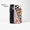 Hot-selling mobile phone case in Latin America Cheetah flower protective case iPhone17 with magnetic mobile phone case Apple 16 women's case