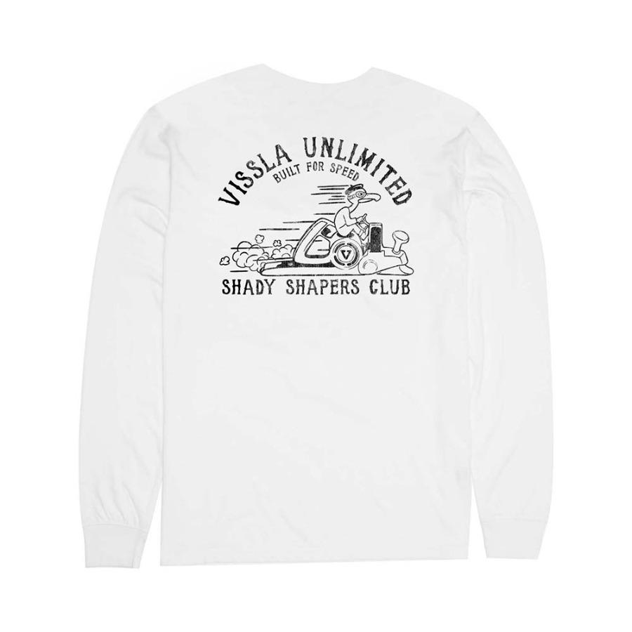 VISSLA Shapers Club Ls Pkt Tee-Wht White
