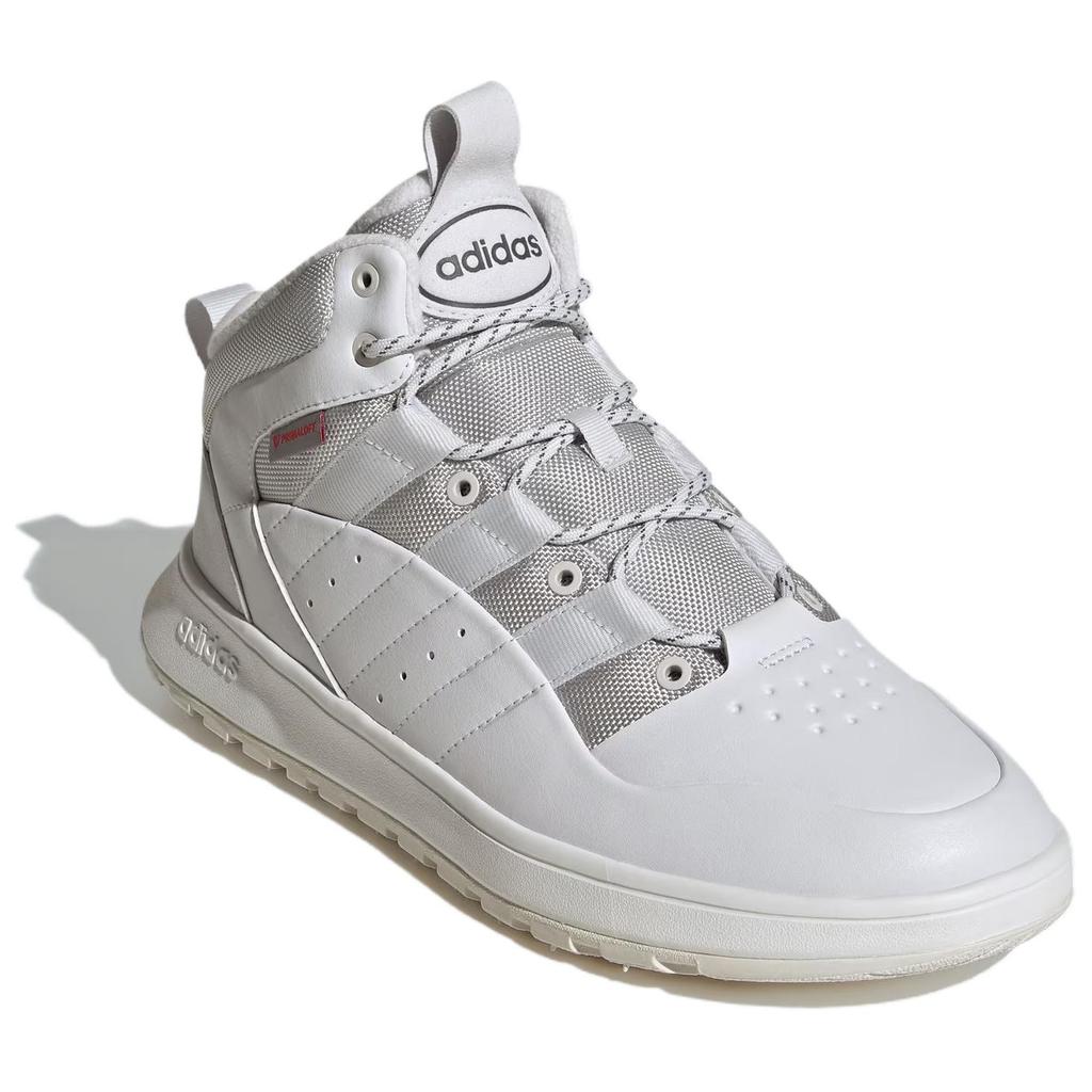 Adidas Verschleißfeste Mid-Top Basketballschuhe Unisex Weiße Sneaker JP7718