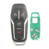 Jingyuqin Remote Car Key for Ford Mondeo Explorer Mustang Focus Fusion S-Max Galaxy KeylessGo 315/433/868/902Mhz ID49 Control
