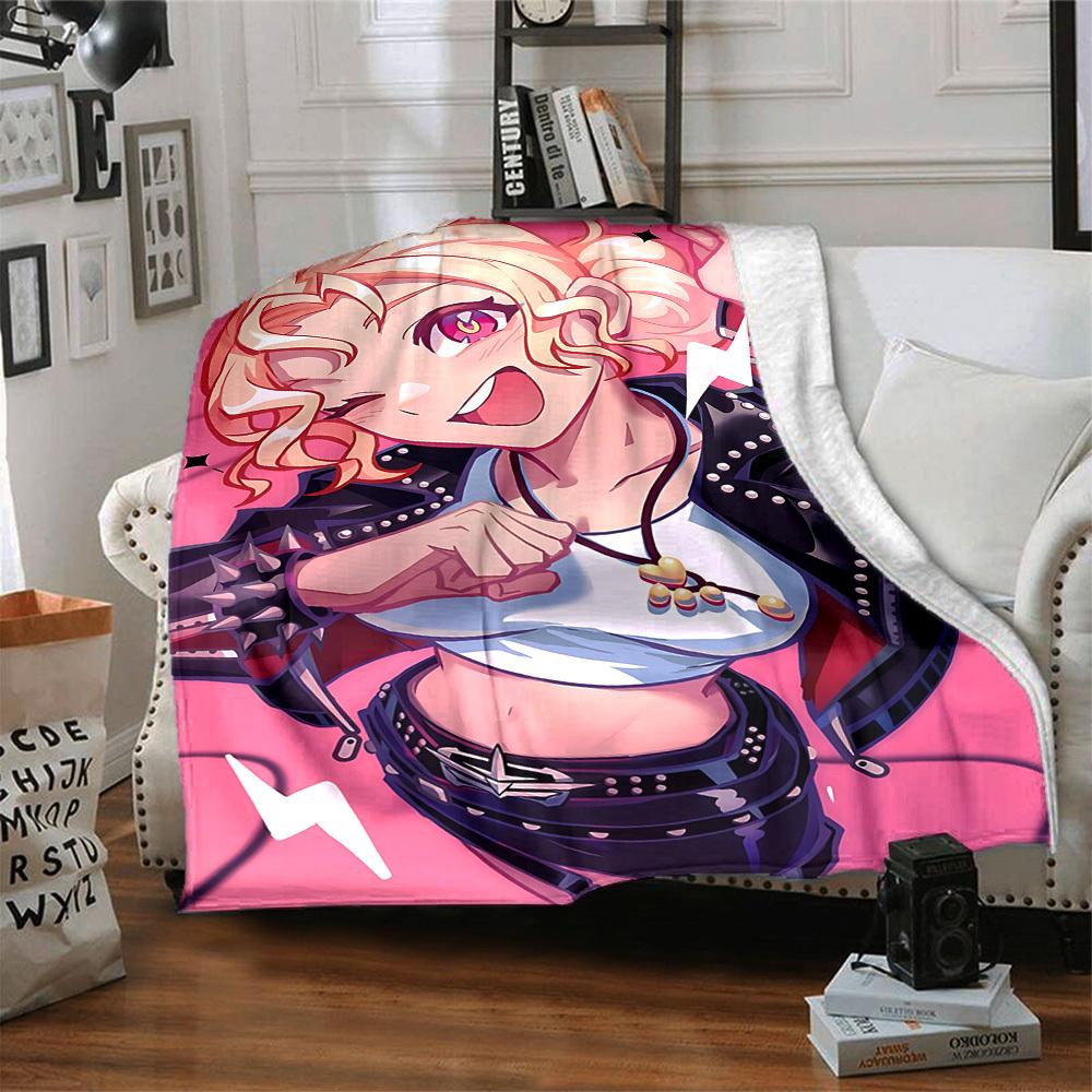 1pc Rock Fashion Blanket Soft All Season Throw with Vibrant Design, Perfect for Home, Travel, and Gifts, Ideal for Naps and Camping