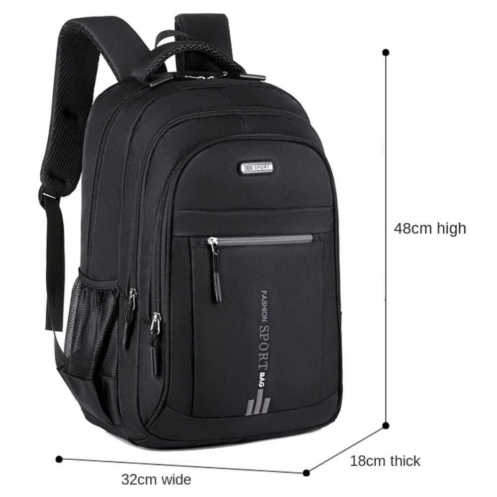 Trendy Oxford Student Schoolbag High Quality Air Cushion Strap Waterproof Rucksack Travel Backpack