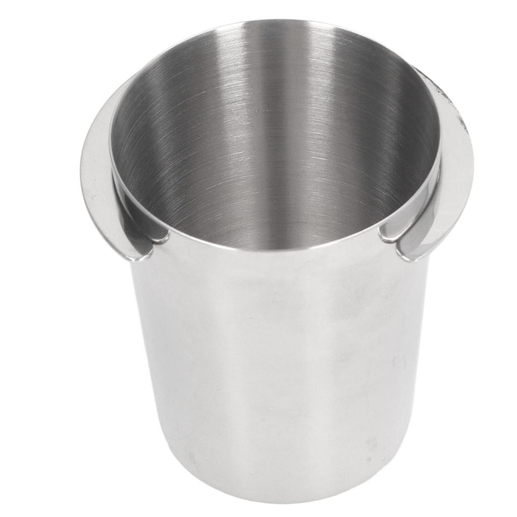 58mm Dosing Cup Stainless Steel Compatibility Polishing Coffee Dosing Cup Powder Feeder for Coffee
