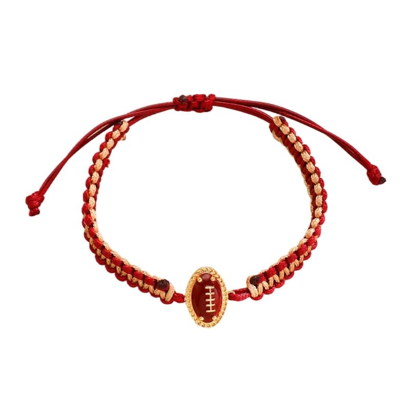 Handgefertigtes Sportarmband mit Motiven aus Fußball, Volleyball und Soccer für Fans und als Geschenk zu besonderen Anlässen