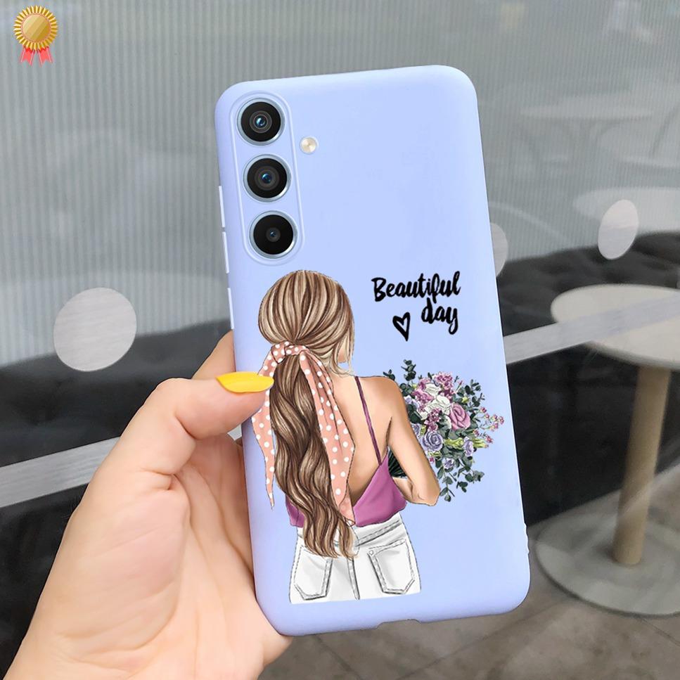 For Samsung Galaxy A24 A 24 4G Case Cute Shockproof Silicone Cartoon Back Cover For Samsung A24 SM-A246M A 24 Funda
