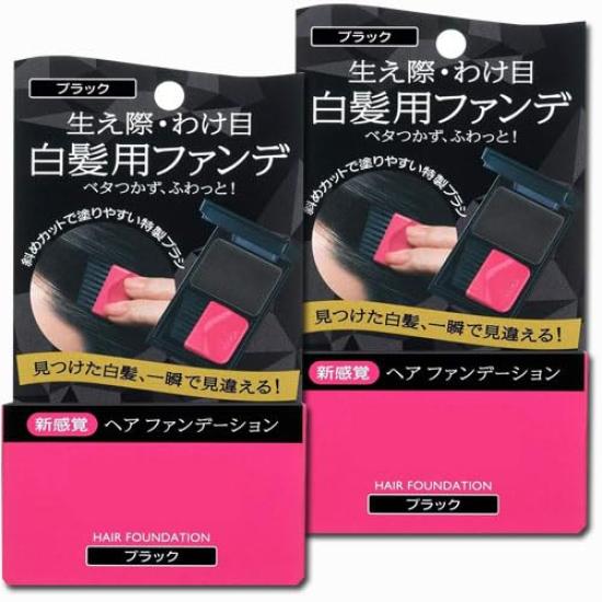

Prior Hair Foundation Black Foundation for Grey Hairs Pieces [2 шт.] 3,6 г x 2 шт. (4901872063369-2)