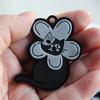 Creative Silicone Casting Molds Cats Shape Necklace Molds Suitable for Making Animal Necklace and Earrings Pendant
