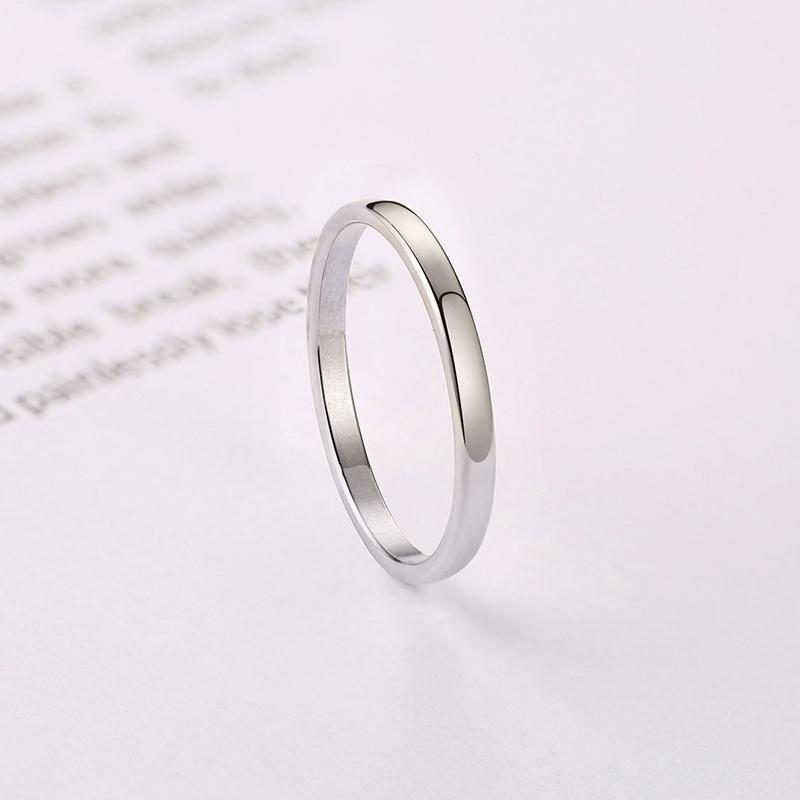 Minimalist Stacking Ring Set, Chic Twist Pinky Promise Rings for Women, Anti Allergy Stainless Steel Metal Wedding Bands Jewelry