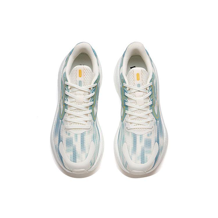 Anta Mars Foam Running Series Shock Absorbing Non-Slip Wear-Resistant Low-Top Running Shoes Men Sneakers White Green Yellow 112135585-5