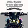 Motorcycle Black Naked Front Downforce Spoiler Winglet Aerodynamic Wing Kit Spoiler For YAMAHA MT-09 MT09 SP 2023 2022 2021