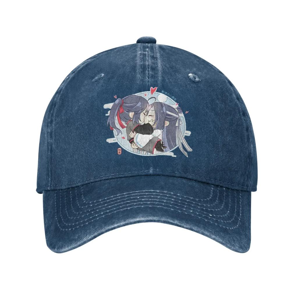 Lan Zhan X Wei Wuxian Sun Baseball Cap Mo Dao Zu Shi  Fashion Couple Women Design Running Hippie Baseball Caps Birthday Present
