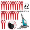 20 Stück Ersatz-Schneidmesser für Einhell BG-CT 18 Li RG-CT 18/1 Li ODER GE-CT Rasenmäher Ersatzmesser Schneidmesser Gartengerät