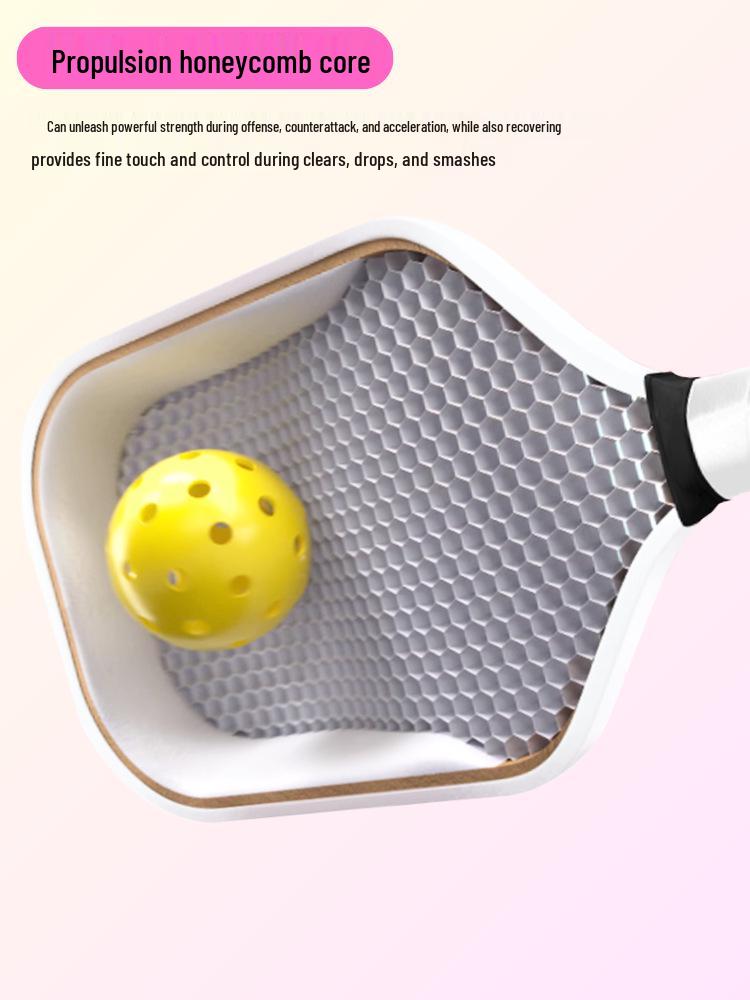 Cross Pickleball Racket Set: Thickened Fiberglass Design for Popular Global Sport