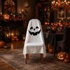 Pumpkin Halloween Dinner Chair Seat Cover Skull Pattern Festival Table Decor  Home Decoration