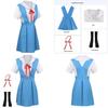 Gk-o Anime Ayanami Rei Asuka Langley Sohryu School Uniform Cosplay Costume Polyester Material Authentic To Character Look