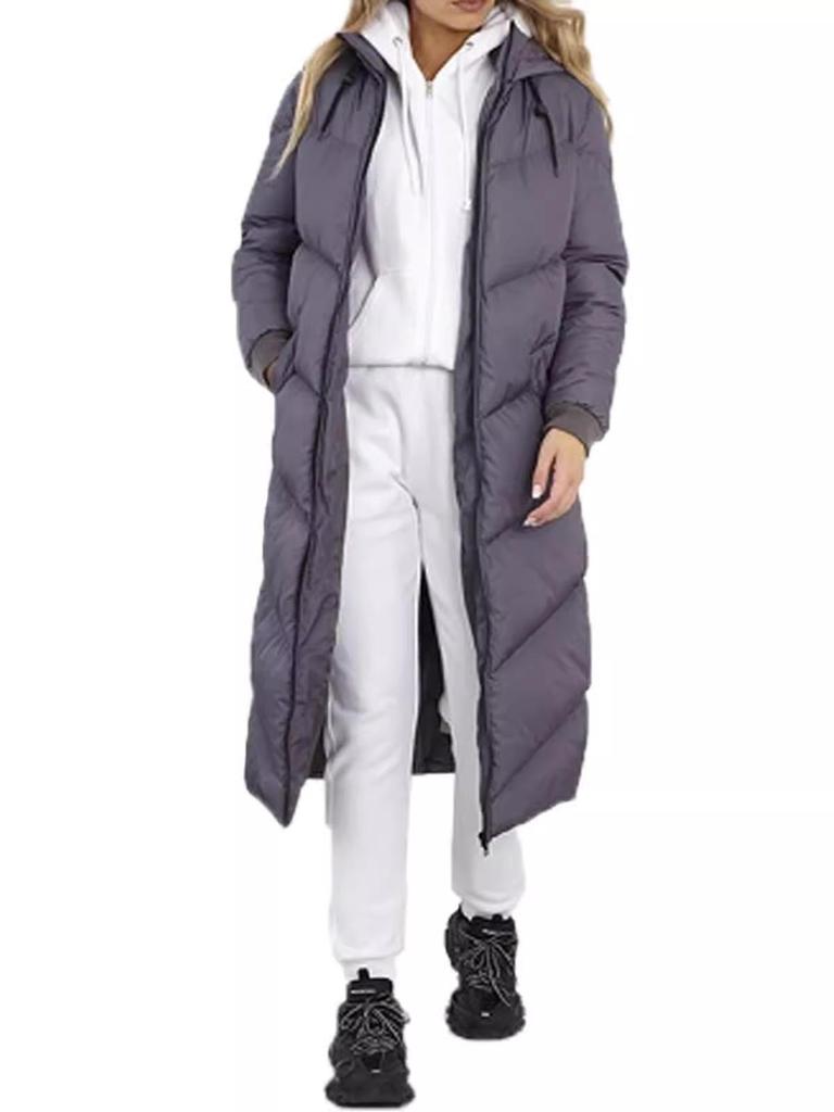 Women's 2024 Long Hooded Cotton-Padded Fashion Coat
