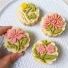 Hand-Pressure Moon Cake Mold Round Moon Cake Maker Cookie Stamps Easy To Use