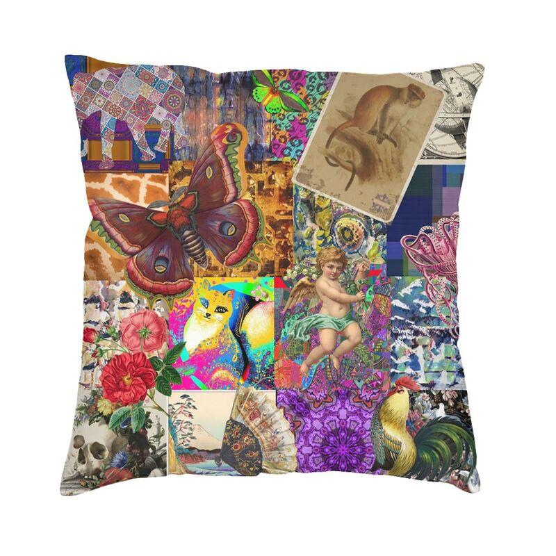 Nordic Victorian Angel Cushion Cover Velvet Fairies Sea Throw Pillow Case Living Room Decoration Pillowcase