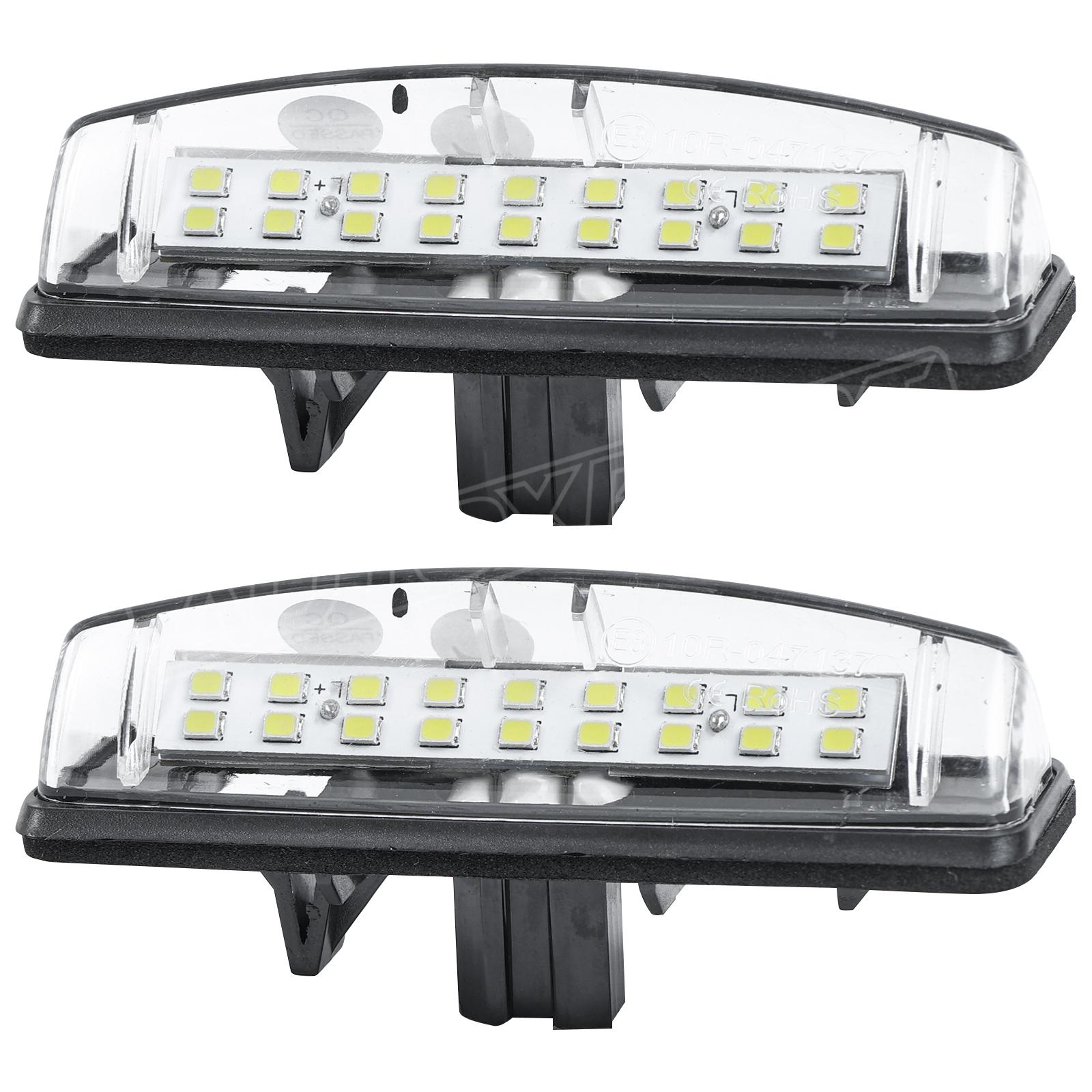 

Canbus 12V 18LED Автомобильная светодиодная лампа для подсветки номерного знака для Toyota Camry Prius Lexus LS200 GS300 Белый 6500k Аксессуары Lexus