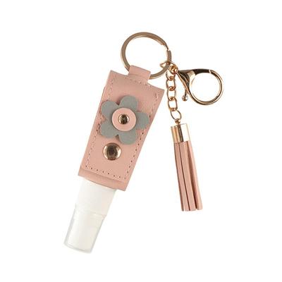 30 ML Nachfüllbare Flasche Sprühflasche Zerstäuber Kosmetikbehälter mit Schlüsselanhängerhalter mit Flaschenabdeckung Handdesinfektionsmittelflasche