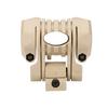 Plastic Quick Release Flashlight Clamp Clip Mount Accessory for Fast Helmet (Tan)