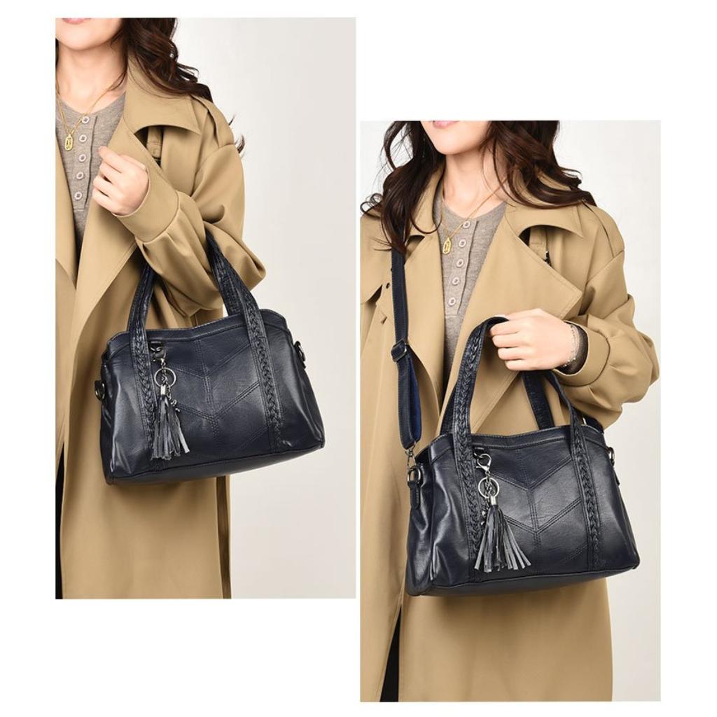 Handbag Women PU Detachable Shoulder Strap Office Daily